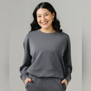 Brand new Zyia Gray Solstice Sweatshirt